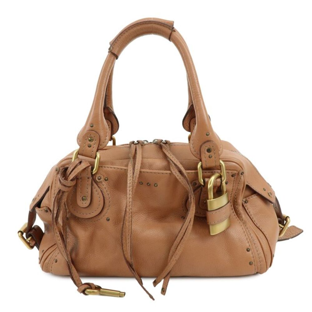 Chloe Paddington Leather Brown Leather Tote Bag Bag
